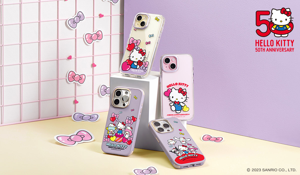 Hello Kitty 50週年 x DEVILCASE 手機殼 - 手機試衣間