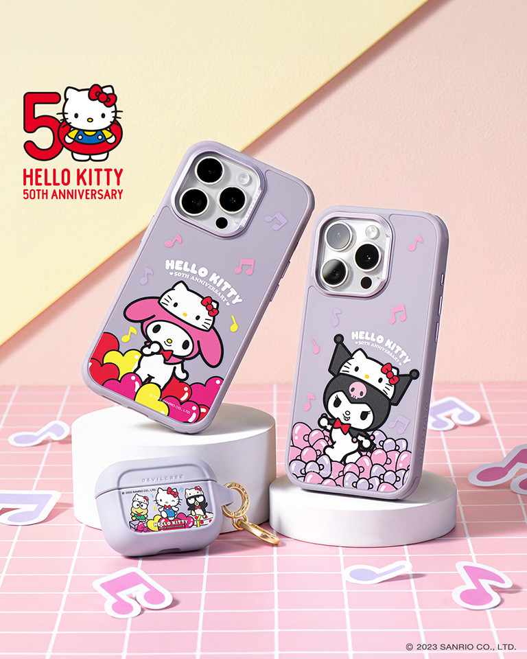 Hello Kitty 50週年 x DEVILCASE 手機殼 - 手機試衣間