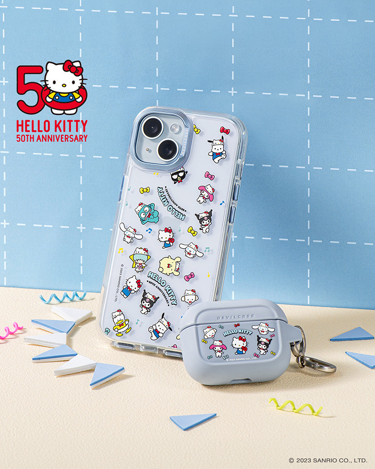 Hello Kitty 50週年 x DEVILCASE 手機殼 - 手機試衣間