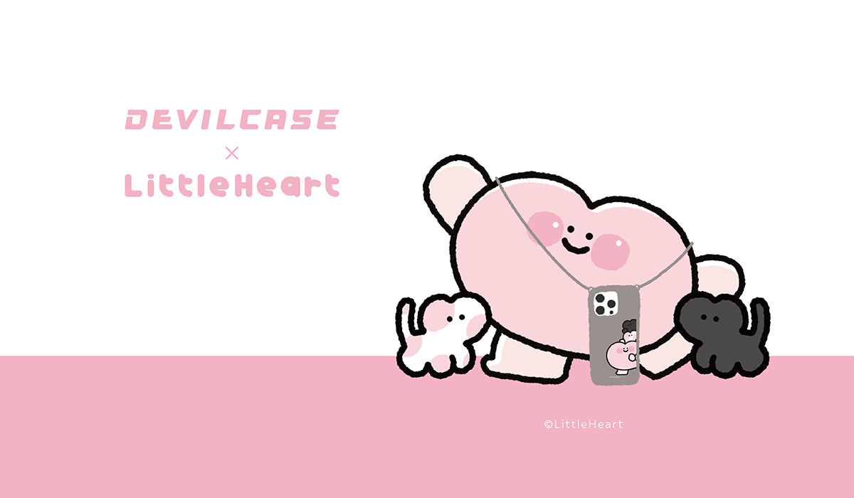 小心臟Little Heart x DEVILCASE 手機殼 - 手機試衣間