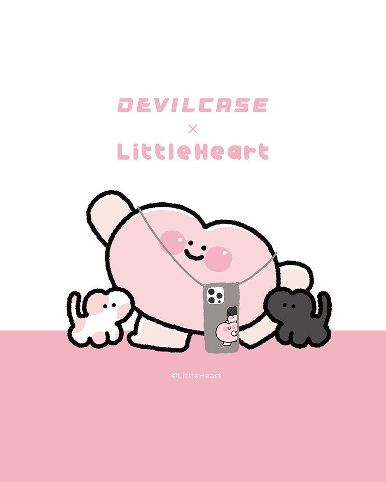 小心臟Little Heart x DEVILCASE 手機殼 - 手機試衣間