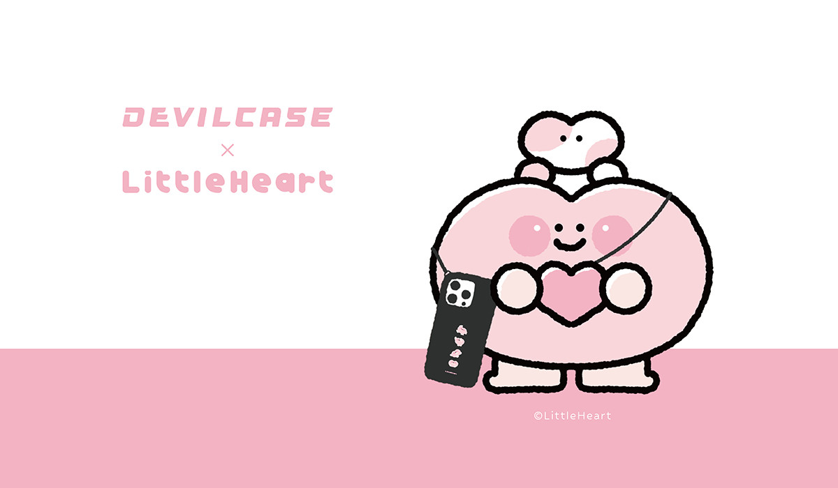 小心臟Little Heart x DEVILCASE 手機殼 - 手機試衣間