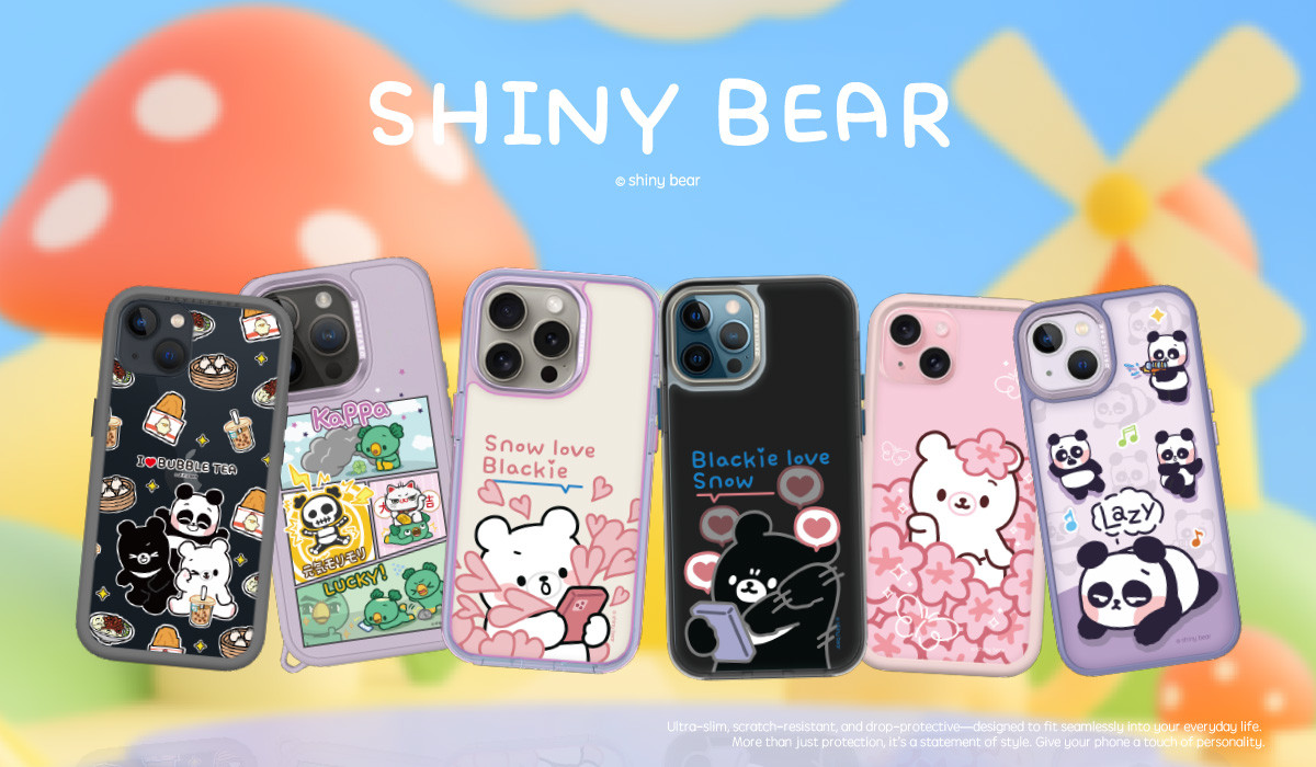 想你熊shiny bear x DEVILCASE 手機殼 - 手機試衣間