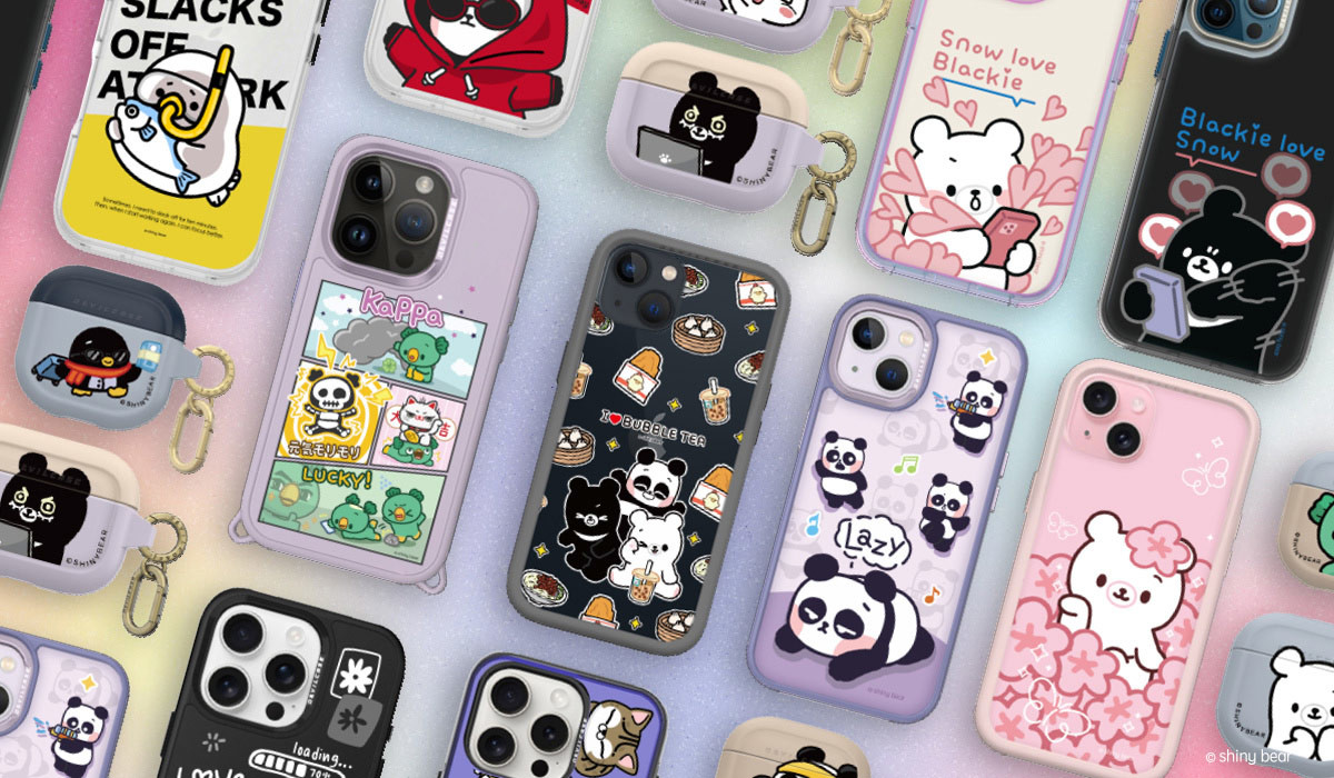 想你熊shiny bear x DEVILCASE 手機殼 - 手機試衣間