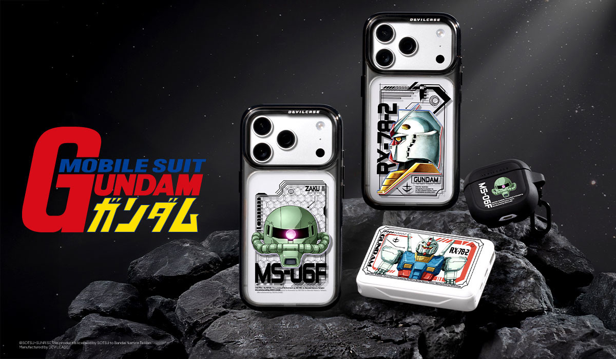 鋼彈 x DEVILCASE 手機殼 - 手機試衣間