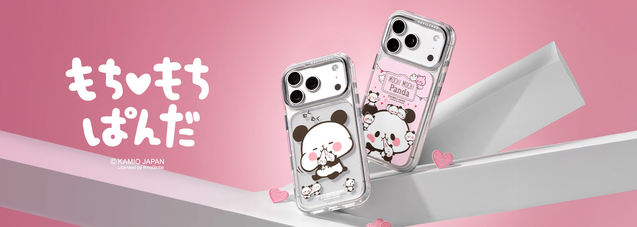 Mochi Mochi Panda x DEVILCASE 手機殼 - 手機試衣間