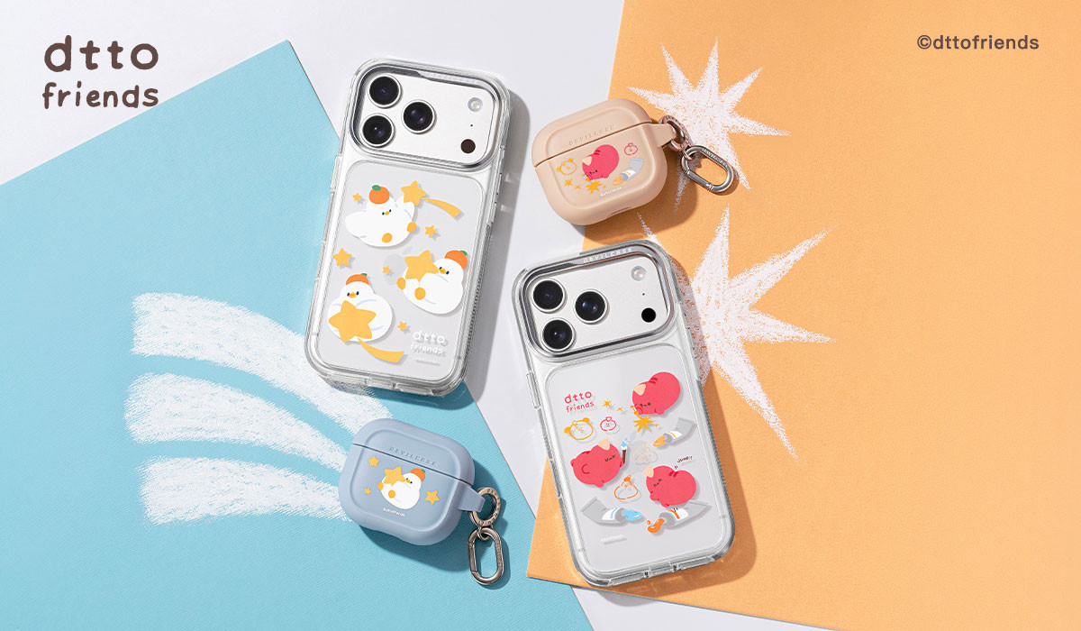 dtto friends x DEVILCASE 手機殼 - 手機試衣間