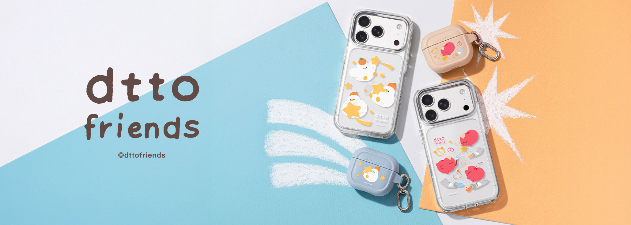 dtto friends x DEVILCASE 手機殼 - 手機試衣間