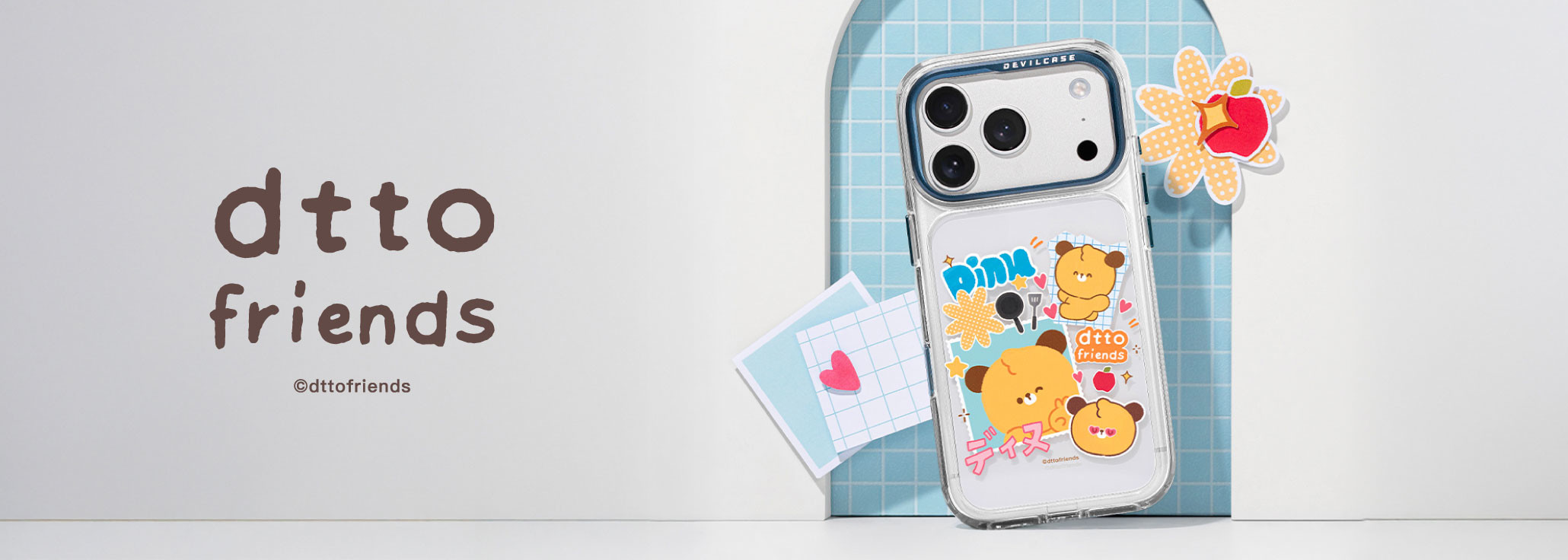 dtto friends x DEVILCASE 手機殼 - 手機試衣間