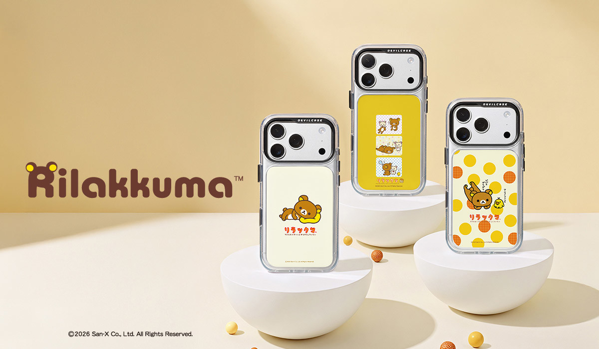 Rilakkuma拉拉熊 x DEVILCASE 手機殼 - 手機試衣間