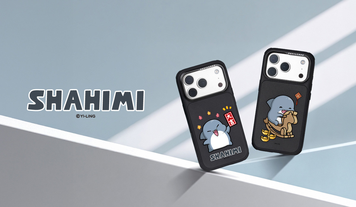 胖鯊魚鯊西米 x DEVILCASE 手機殼 - 手機試衣間