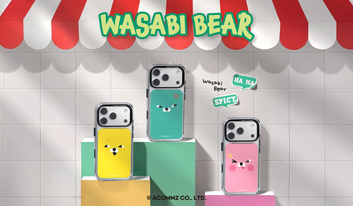 Wasabi Bear x DEVILCASE 手機殼 - 手機試衣間