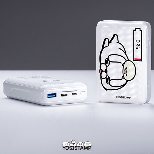 聯名正版授權 呦嘻百分百 快充行動電源 兔兔沒電了