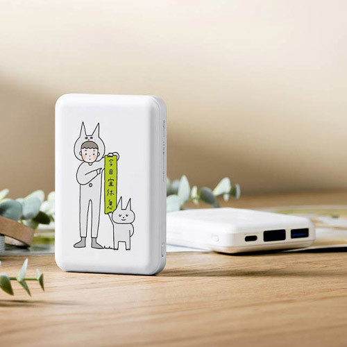聯名正版授權 Luckylulu 磁吸行動電源 今日宜休息
