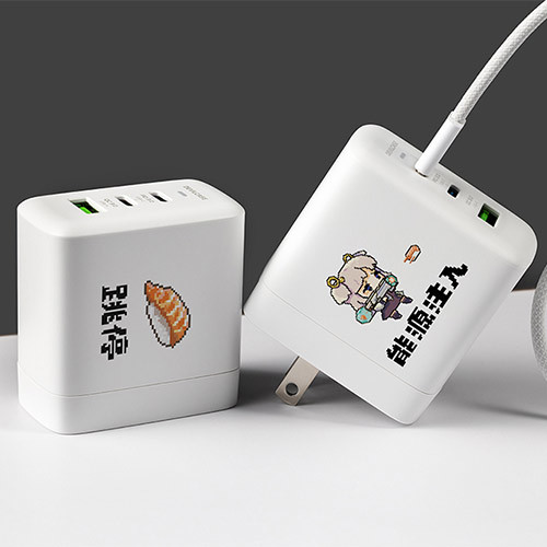 聯名正版授權 Say HANa 林花 DC-PRO70 3孔 氮化鎵70W PD超急速充電器 鮭魚跳停