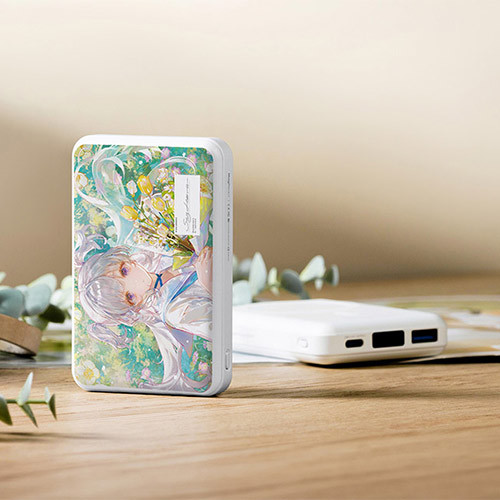 聯名正版授權 Say HANa 林花 磁吸行動電源 花束