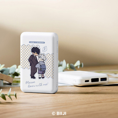 聯名正版授權 逼居BIIJI 磁吸行動電源 靠近一點